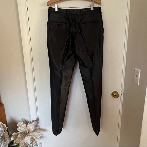 MEN’S DESIGNER HANS UBBINK DARK GRAY CUFFED DRESS EURO 54 SLACKS SIZE 32 X 32 - Picture 11 of 11